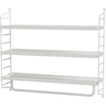 Thumbnail photo of String Bars for Metal Shelves 58, White - Shelving - Nils Strinning - White - Metal