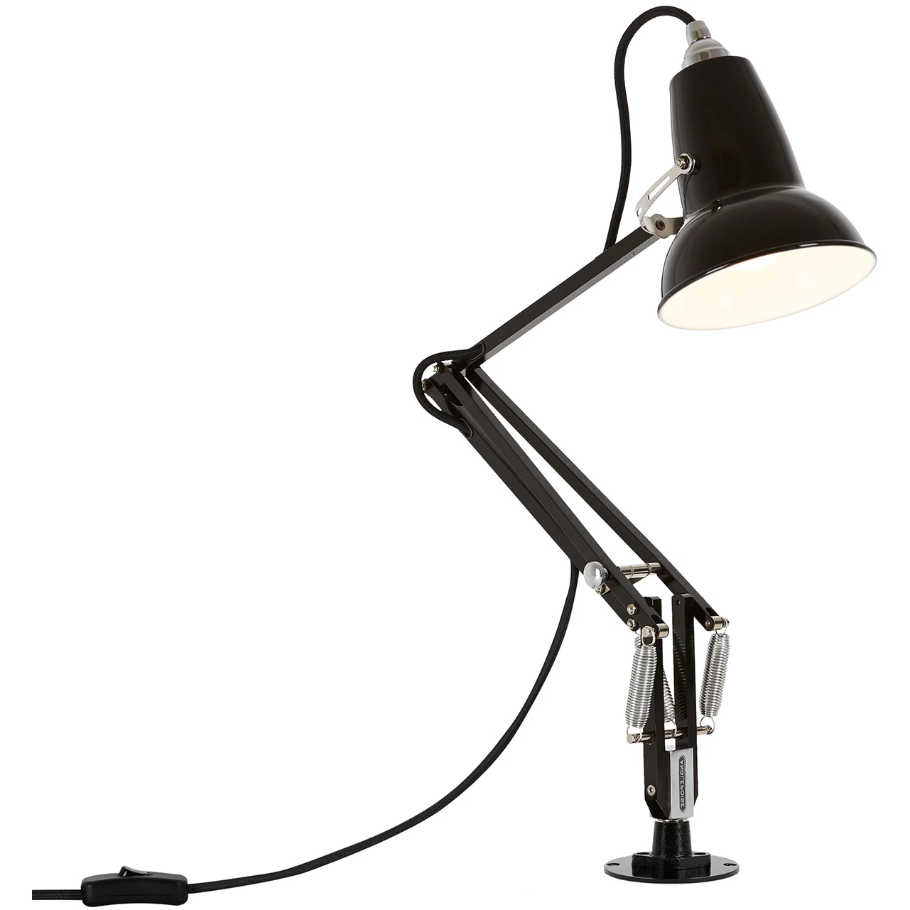 Original 1227 Mini Desk Lamp Fixed Base Jet Black - Desk Lamps - George Carwardine - Black