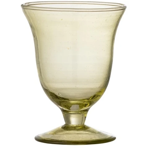 Florentine Wine Glasses Green Set of 6 Pieces