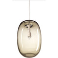 Thumbnail photo of Pebble Ceiling Lamp Elongated, Warm Grey/Glass - Pendant Lamps - Joel Karlsson - Grey