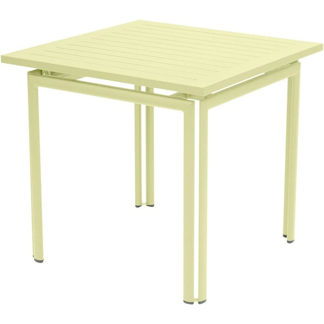 Photo of Costa Table 80x80 Cm Frosted Lemon A6 - Matbord Utomhus - Gul - Metall