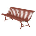 Thumbnail photo of Louisiane Bench 200 cm Red Ochre 20 - Garden Benches - Metal