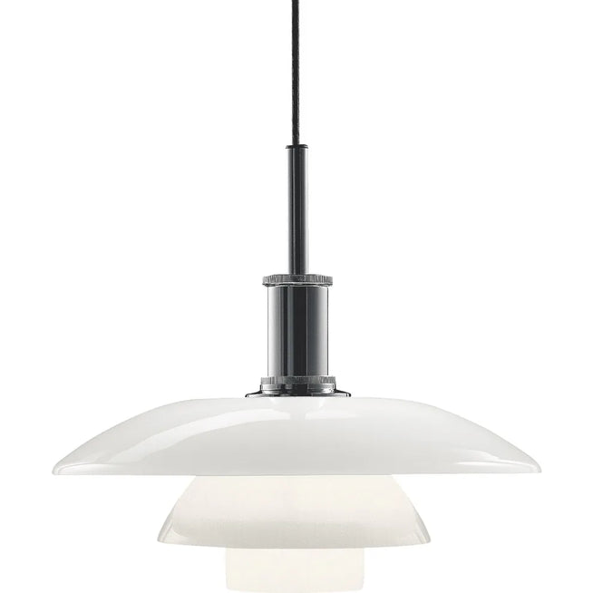 Photo of Ph 41/2-4 Glass Hanging Lamp Chrome