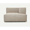 Thumbnail photo of Catena Sofa Chaise Longue Right L601 Confetti Boucle 108x108 Cm - Light Grey