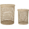 Thumbnail photo of (wash) Baskets with lids - set of 2 pieces