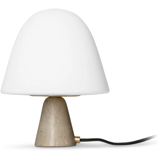 Photo of Meadow Bordslampa Opal, Dark Atlantico Limestone