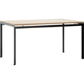 Thumbnail photo of Carl Hansen - Pk52A - Desk, White Oiled Oak, Black Powder Coating - Desk - Poul Kjærholm - Wood Coloured - Metal/Wood