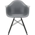 Eames Plastic Armchair Daw - 56 Granite Grey - Black Maple - Matstolar - Charles & Ray Eames - Grå - Metall/trä/plast