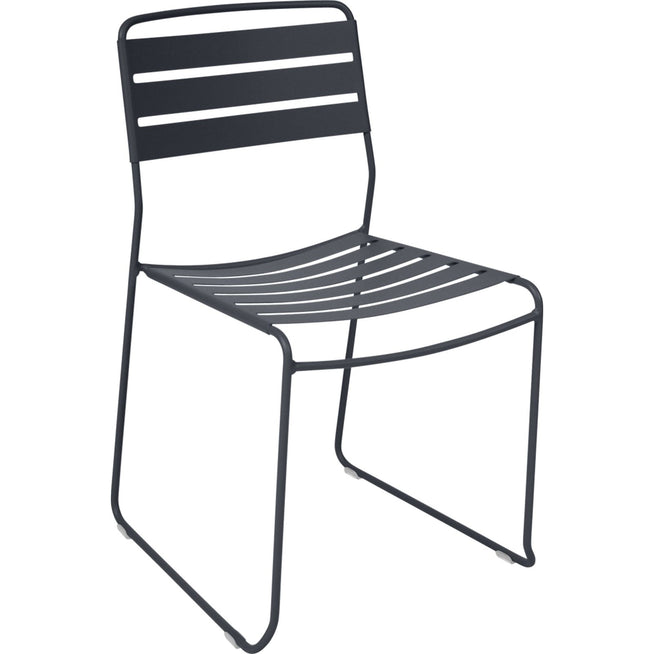 Photo of Surprising Chair, Anthracite - Outdoor dining chairs - Harald Guggenbichler - Grey - Metal