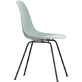 Eames Plastic Chair Dsx - 24 Light Grey - Basic Dark Base - Matstolar - Charles & Ray Eames - Grå - Metall/plast