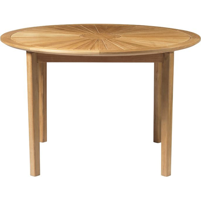 Photo of M27 Together Round Garden Table Ø: 120 cm - Solid Teak/Natural Oiled Pre-order: Mid March 2025