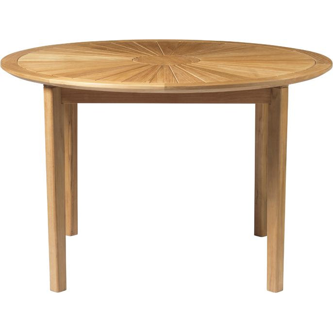 Photo of M27 Together Round Garden Table Ø: 120 cm - Solid Teak/Natural Oiled Pre-order: Mid March 2025