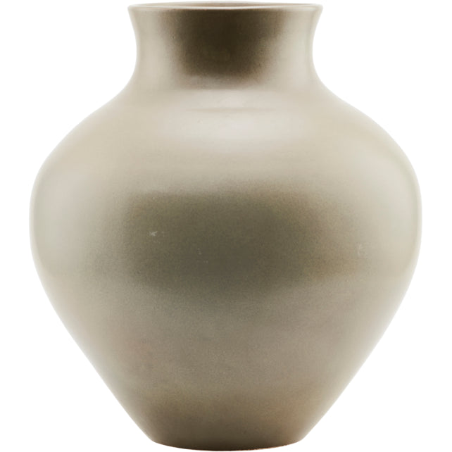 Photo of Santa Fe Vase - Bald Mud Vase - Black - Replica