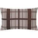 Checker Pillow Brown Incl. Filling