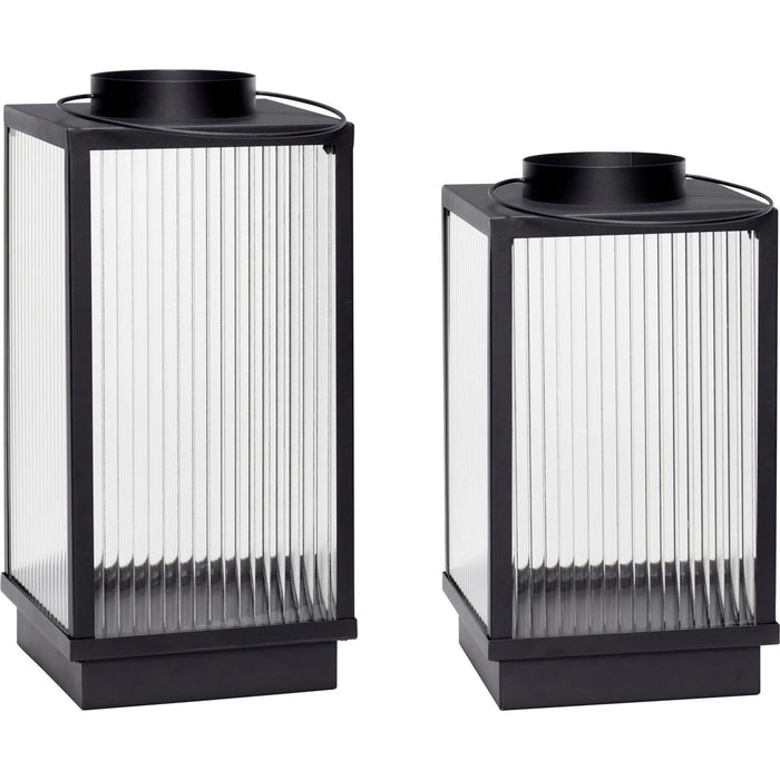 Photo of Lantern Metal Black - Set of 2 Pieces