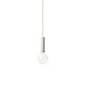 Thumbnail photo of Socket Pendant High H: 17 Cm - Light Grey