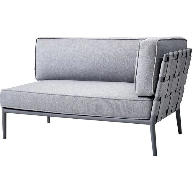 Photo of Conic 2-seater Sofa - Left Module - Airtouch - Light Grey