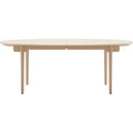 Thumbnail photo of Carl Hansen - Ch338, clear lacquered beech, with space for 2 extension leaves - dining table - Hans J. Wegner - wood-coloured - wood