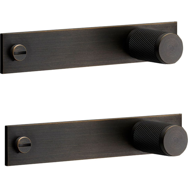 Photo of Buster + Punch - Furniture Knob / Plate, Smoked Bronze (set Of 2) - Knoppar - Massimo Buster Minale - Guld
