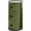 Thumbnail photo of Modular 4967, Green, 3 Compartments - Hurtsar - Anna Castelli Ferrieri - Grön - Plast