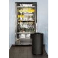 Thumbnail photo of Vipp19 Papperskorg Med Kant 60 L Black-stainless Steel