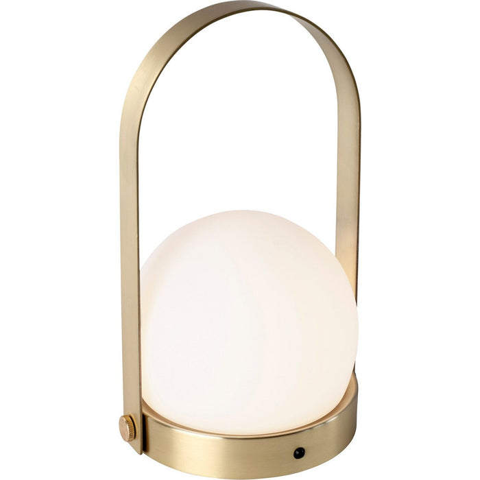 Photo of Carrie Led Lamp Brushed Brass, Dimbar, 10h Batteri - Portabla Lampor - Norm Architects - Guld
