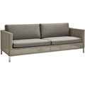 Thumbnail photo of Connect Soffa 3-sits, Taupe, Dyna: Brun,cane-line Weave - Utomhussoffor - Cane-line Design Team