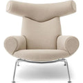 Thumbnail photo of Wegner Ox Chair 1000 By Hans J. Wegner - Lænestol - Grand Linen - W99 X D99 X H92 X Sh36 Cm