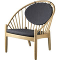 Thumbnail photo of Poul M. Volther Armchair - J166 Jørna - Black/beige