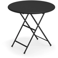 Thumbnail photo of Arc En Ciel Folding Round Table, Black - Garden Table - Black - Metal
