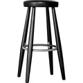 Thumbnail photo of Ch58 Bar Stool - Black Lacquered Oak
