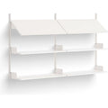 Thumbnail photo of New Works Office Shelf - Hylde - White / White - H94 X W163.5 X D30.5 Cm