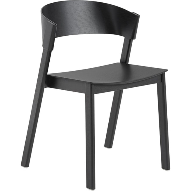 Photo of Cover Side Chair - Black - Dining Chairs - Thomas Bentzen - Black - Wood