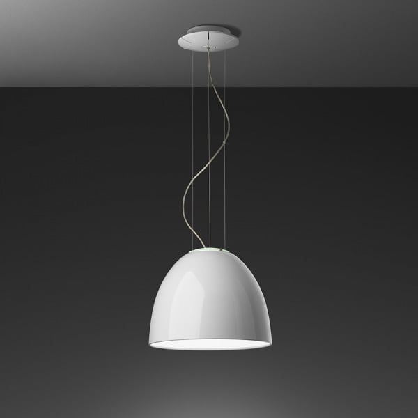 Photo of Nur Mini Gloss Led Pendellampa Blank Vit - Pendellampor - Ernesto Gismondi - Vit