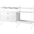 Thumbnail photo of String Metal Shelf, Low Edge 58x30, White - Shelving - Nils Strinning - White - Metal