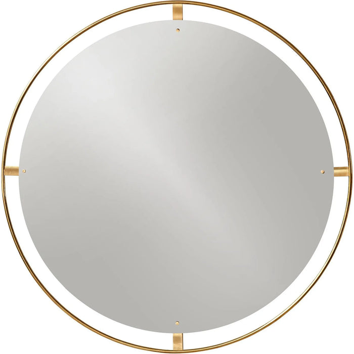 Photo of Nimbus Mirror Ø110 - Polished Brass - Full Body Mirrors