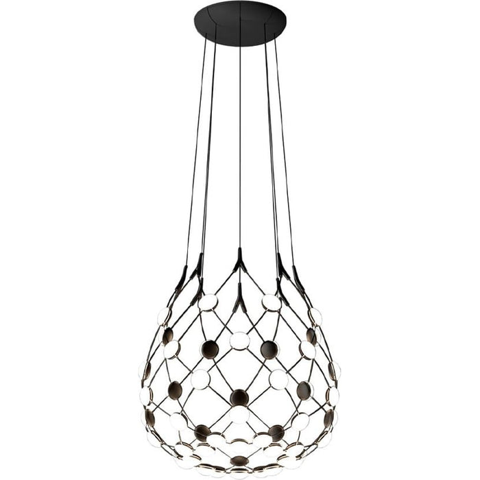 Photo of Mesh D86 Ø55 cm - Chandeliers - Black
