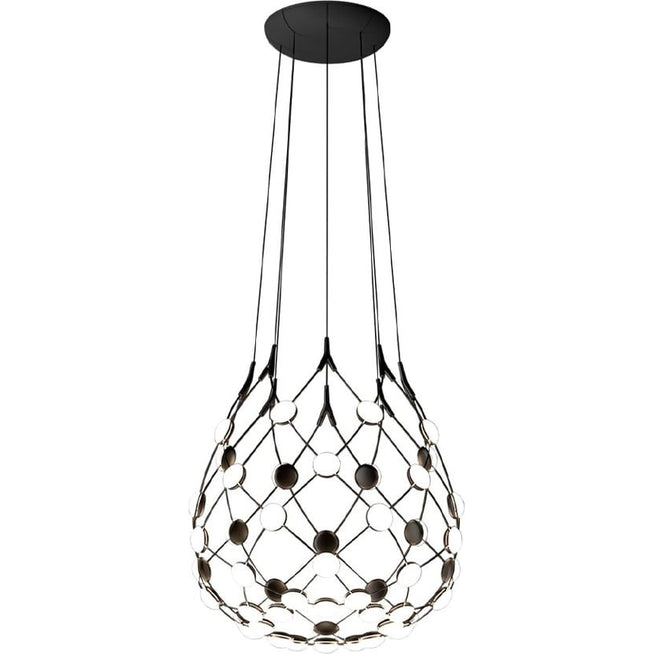 Photo of Mesh D86 Ø55 cm - Chandeliers - Black