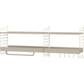 Thumbnail photo of String Wall Rack 50x30, Beige, 2-pack - Shelving - Nils Strinning - Beige - Metal