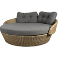 Thumbnail photo of Ocean Daybed - Daybed - Natural, Cane-line Flat Weave / Dark Grey, Cane-line Wove - W177 X D180 X H68 X Sh40 Cm