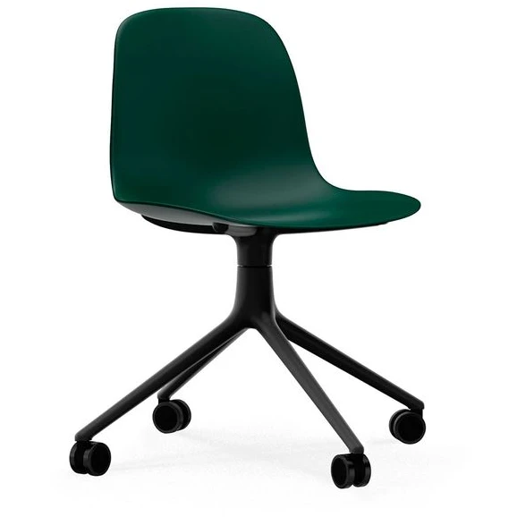 Photo of Form Chair Swivel 4W - Black Aluminium