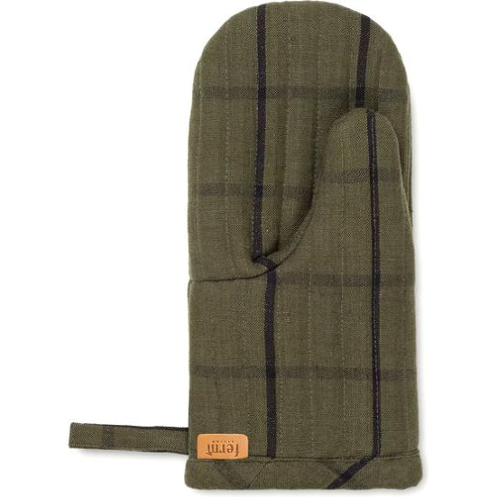 Photo of Hale Oven Mitt - Grydelapper - Sand/black - 13.5 X H: 28 X D: 3 Cm