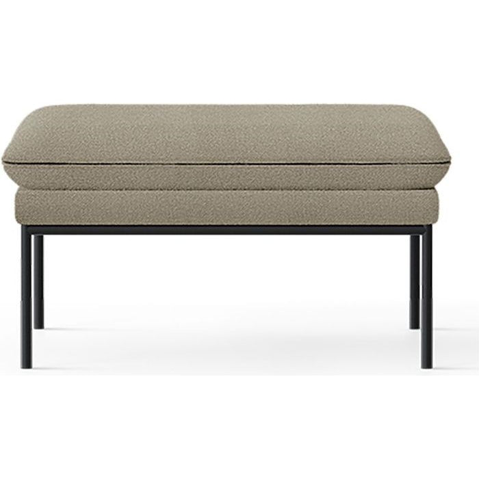 Photo of Turn Puf - Puf - Black - Grain - Cashmere - W80 X H42 X D80 Cm