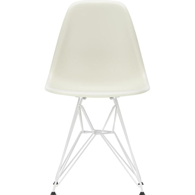 Photo of Eames Plastic Chair Dsr - 11 Pebble - White Base - Matstolar - Charles & Ray Eames - Vit - Metall/plast