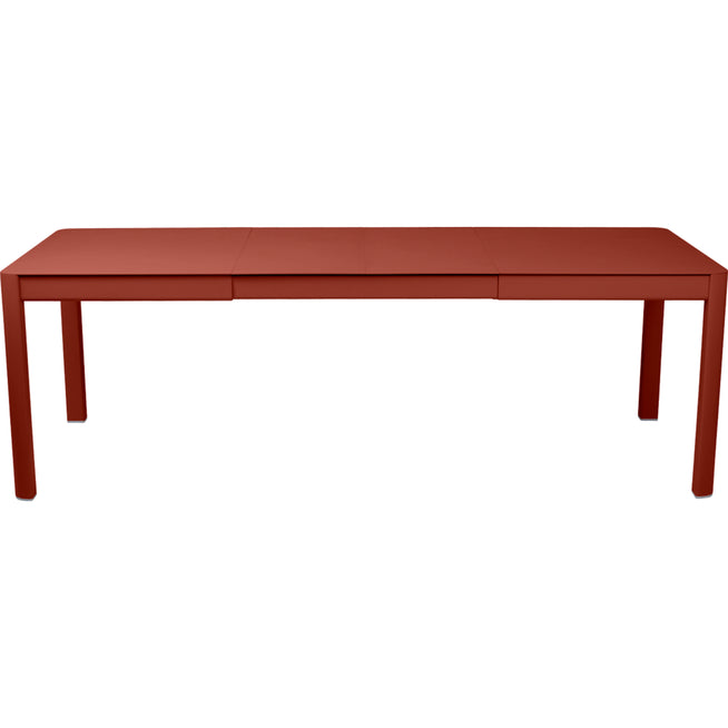 Photo of Ribambelle Table With 2 Extensions, Red Ochre - Matbord Utomhus - Röd - Metall