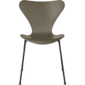 Thumbnail photo of 3107 Seven, Coloured Ash, Venetian Red, Underframe Warm Graphite - Dining chairs - Arne Jacobsen - Red - Metal/wood