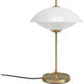 Thumbnail photo of Clam Table Lamp 50 Cm Opal-brass