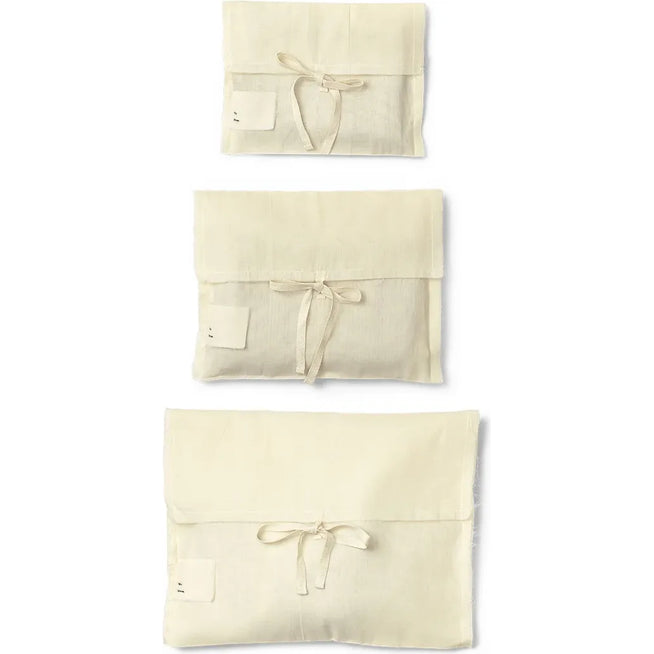 Photo of Christmas Giftbags - Set Of 3 - Gavepapir - Natural - W38 X H29 X D1 Cm