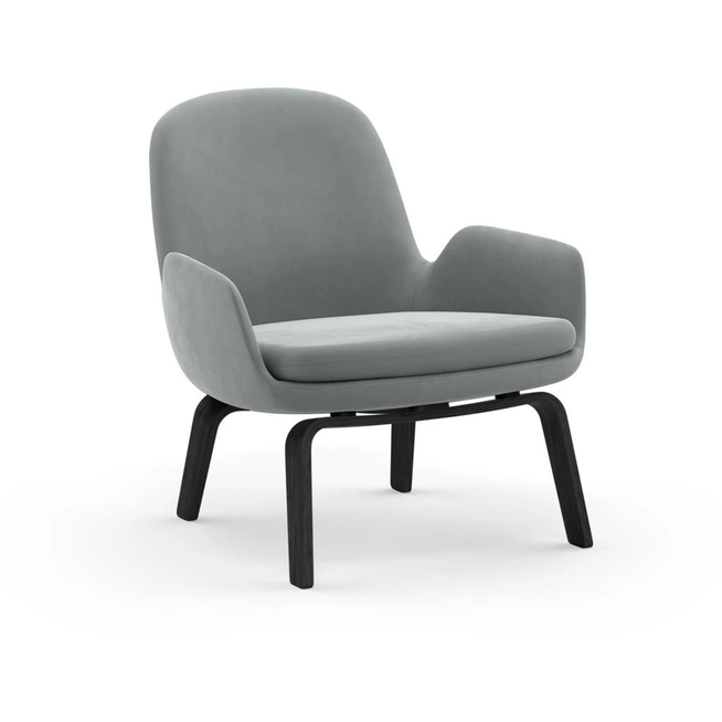 Photo of Era Lounge Chair Low Black Oak