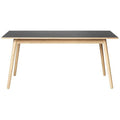 Thumbnail photo of C35b Dining Table 82x160 Cm Black-oak Nature Lacquered
